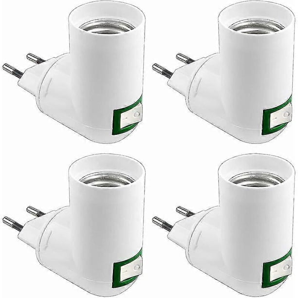 E27 Socket With Wireless Switch, Led Bulb Holder, Ac 230v, E27 Adapter For Kitchen Lamp, Mini Wall Sconce, E27 Spotlight Bedside Reading Lamp (without