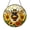 Acrylic 3.5 Inch, variant on Floral Bee Glass Window Hanging Decor, Nature Inspired Light Catching Art, Decorative Insect Glass Accent for Home Window Display and Interior Styling