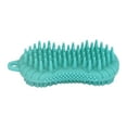 thumbnail image 1 of Dual-Sided Silicone Body Scrubber with Ergonomic Handle - Green, 1 of 22