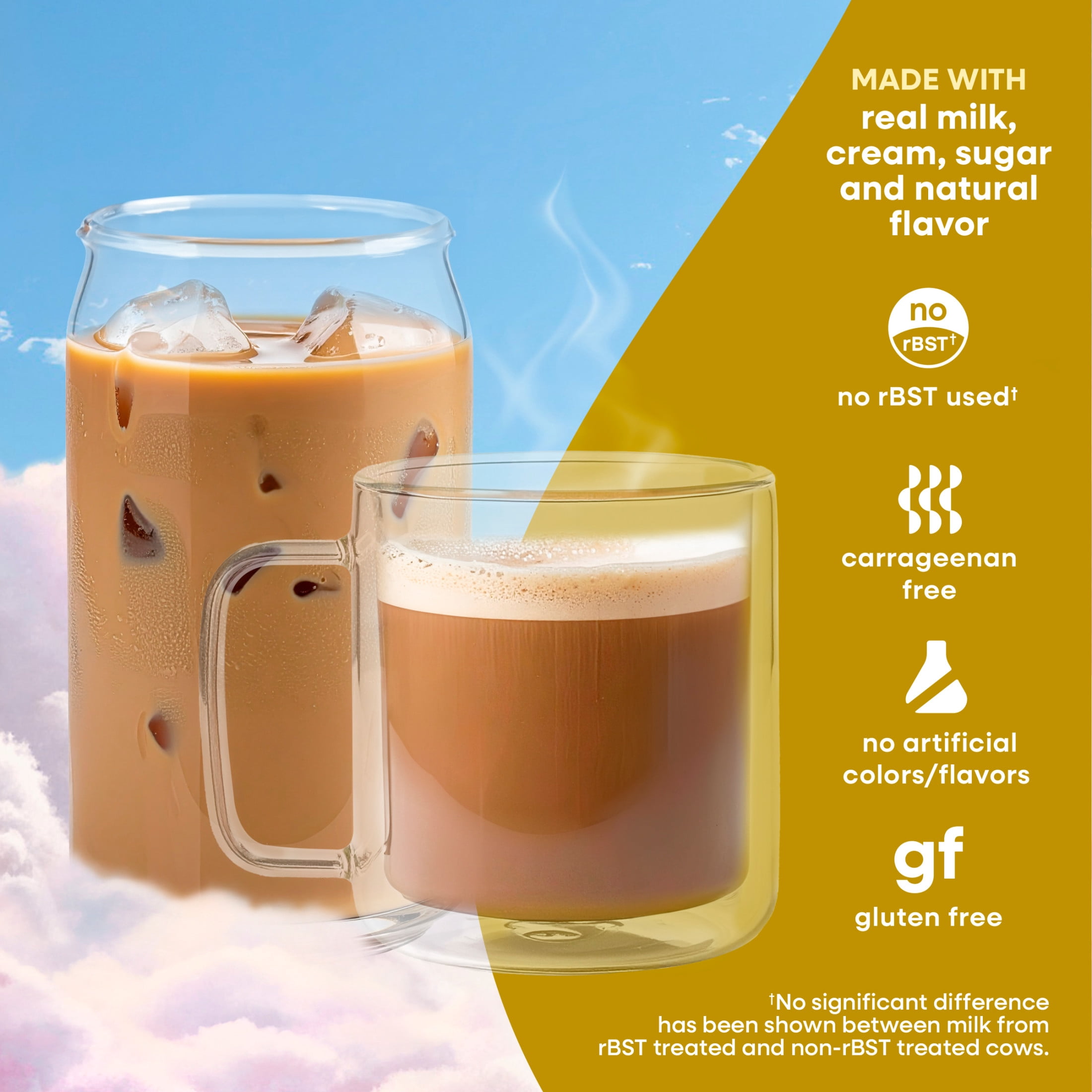 natural bliss Caramelized Banana Bread Flavored Creamer, Gluten Free Creamer for Hot & Iced Coffee 32 fl oz
