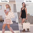 thumbnail image 6 of Large Capacity Tote Bag,Ballet Princess Pattern Handbag Fashion Luxury Tote Bag,15.7"x13"x 5.1" Inches,Laptop Compatible, 6 of 6