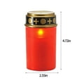thumbnail image 3 of ZZkhGo Solar Grave Light: Solar LED Grave Candle With Flickering Light And Battery, 3 of 5