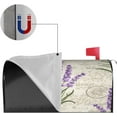 thumbnail image 4 of Lavenders Flowers Mailbox Covers Magnetic Spring Floral Post Letter Box Cover for Garden Yard Decor Outside Home Standard 21x18 in, 4 of 6