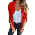 thumbnail image 2 of Soki Cardigan pour Femmes, Léger, Court, Manches 3/4, Ouvert, Décontracté, 2 of 9