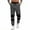 Dark Gray, variant on ITSAME Mens Jogger Pants, Drawstring 2025 Color Block with Pockets Running Workout Tapere Trousers Dark Gray S
