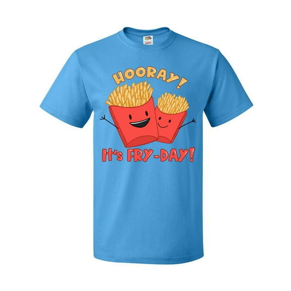 Inktastic Hooray It's Fry-Day with Cute Fries T-Shirt