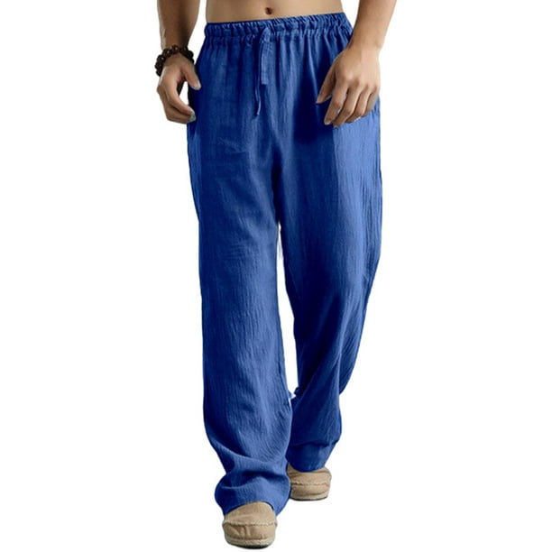 CVLIFE Men Sleep Pajama PJ Pant Elastic Waist Casual Lounge Wear Plus Size  Comfy Summer Lightweight Loose Trouser Nightwear Bottoms 