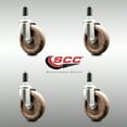 thumbnail image 2 of 5 Inch 316SS High Temp Glass Filled Nylon 1-1/4 Inch Expanding Stem Caster Set, 2 of 2