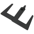 thumbnail image 4 of Ganchos en forma de S para acampar al aire libre, 4 piezas de ganchos negros resistentes para colgar sartenes, ollas, plantas, bolsos y toallas, 4 of 8