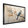 thumbnail image 2 of Designart "Simplistic Exotic Birds On Limb" Birds Of Paradise Picture Framed Wall Decor, 2 of 5