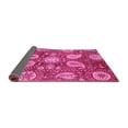 thumbnail image 2 of Ahgly Company Indoor Rectangle Abstract Pink Modern Area Rugs, 7' x 10', 2 of 4