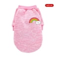 thumbnail image 4 of Greeniant Ropa para perros, chaleco para cachorros, sin hebillas, varios tamaños, ropa para cachorros, camisa, disfraces, atuendo, camisetas elásticas Ropa para mascotas Rosado XS Greeniant PT003804-44B, 4 of 6