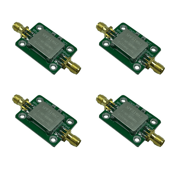 4X RF Amplifier, Low Noise LNA 50 to 4000MHz SPF5189Z RF Amplifier for Amplifying FM HF VHF UHF Radio Signal