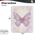 thumbnail image 4 of Stupell Industries Eclectic Delicate Disco Butterfly Canvas Art, 36 x 48, by Lil' Rue, 4 of 8