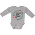 thumbnail image 3 of Inktastic Big Sister with Flower Circle Girls Long Sleeve Baby Bodysuit, 3 of 5