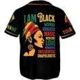 thumbnail image 3 of Lotusprinthandmade Personalized Black Pride Baseball Jersey XS-5XL Multicolor, 3 of 5