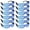 Blue/Black, variant on Safe Handler Protective Blue Lens Black Temple Safety Glasses For Men/Women (Box of 12)