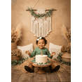 thumbnail image 3 of 2Bunnies Baby & Toddler Girls’ Vintage Lace Boho Trim Flutter Sleeve Party Dress, 3 of 4
