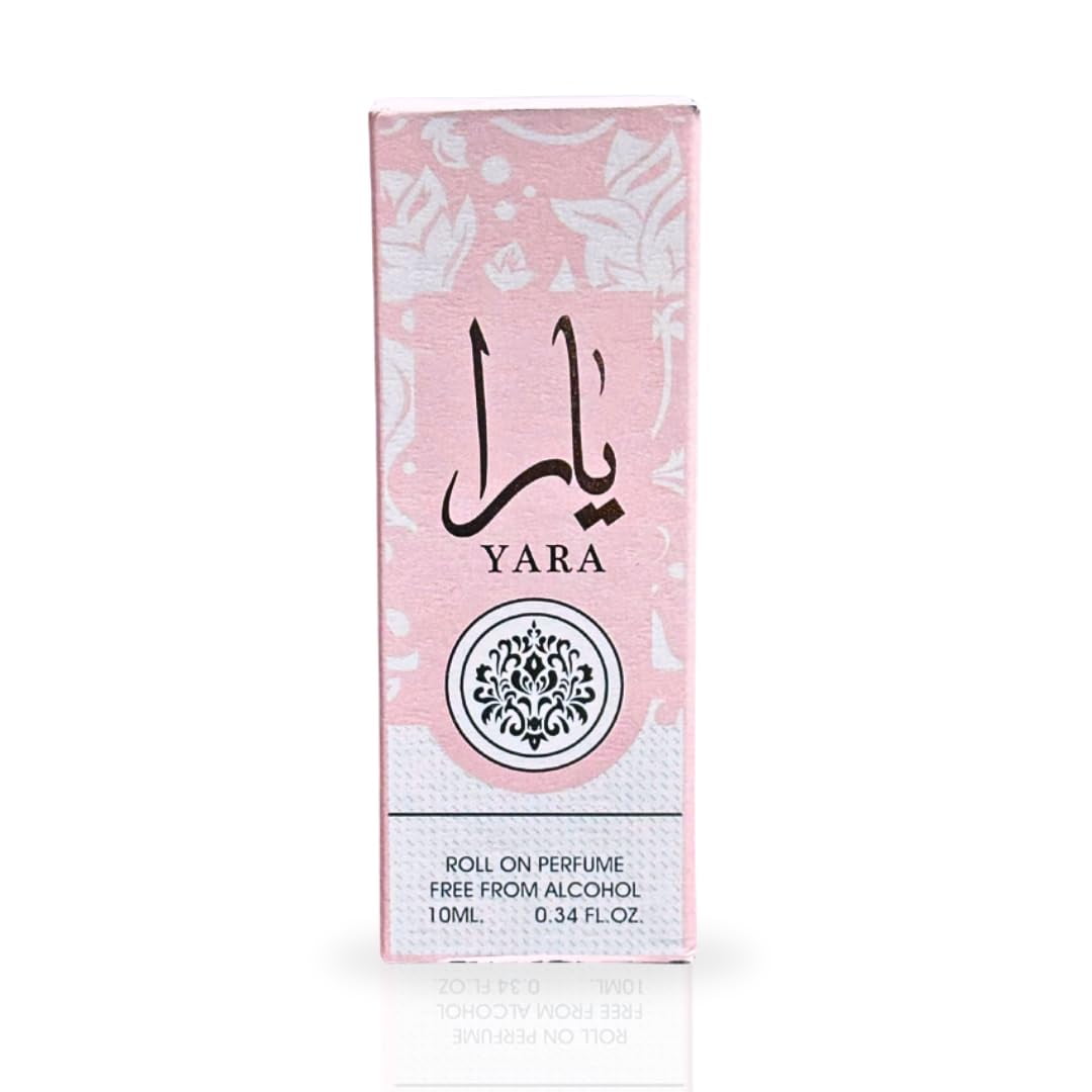 (12-Pack) Lattafa Yara Roll On Perfume Oil CPO 10ml (0.34 Ounce) Travel Size