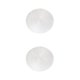 thumbnail image 3 of Yuarrent Tapete De Resistente Y Duradero Inodoro Moderno Simple Antideslizante Fácil De Cuidar Manteles Individuales Redondos Blanco blanco 2Conjunto, 3 of 6