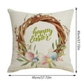 thumbnail image 3 of Ydojg Easter Bunny Pillow Covers European Home Cushion Bedroom Sofa Linen Pillow Covers, 3 of 4