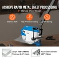 thumbnail image 2 of KFFKFF 8" Manual Hand Plate Shear Benchtop Cutter Metal Sheet Processing Q235, 2 of 9