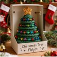 thumbnail image 1 of PEONAVET Christmas Tree Christmas Tree Fidget Crochet Kit Christmas Tree Crochet Kit with Box, 1 of 4