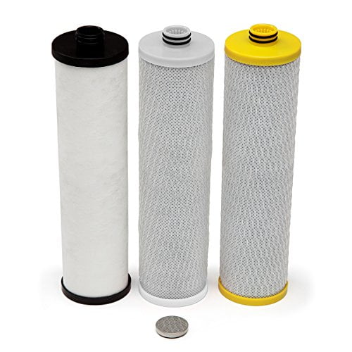 Aquasana AQ-5300+R 3-Stage Max Flow Under Sink Water Filter Replacement Cartridges