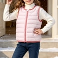 thumbnail image 6 of YUANxueke Kids Packable Lightweight Puffer Vest Quilted Padded Sleeveless Jacket Zip Up Fashion Warm Outwear Coat, 6 of 7