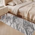 thumbnail image 3 of MICGEEK 2x6 Runner Rug, Washable Non-Slip Indoor Runner Rug for Kitchen Halfway Laundry Bedroom Living Room Carpet Area Rug, 2x6 ft Abstract Low Pile Kitchen Runner Rug, Gray/Brown, 3 of 6