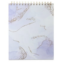 Pen+Gear Top Spiral Memo Pad, Lavender, 8" x 10", 96 Ruled Sheets