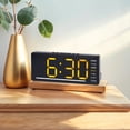 thumbnail image 2 of Unique Bargains Digital Dual Alarm Clock for Bedroom Orange, 2 of 6