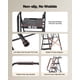 thumbnail image 3 of Escalera plegable de 5 peldaños VEVOR con pedal ancho antideslizante, bandeja para herramientas y pasamanos laterales dobles. Capacidad de 272 kg. Multiusos para cocina, hogar y oficina. negro., 3 of 9
