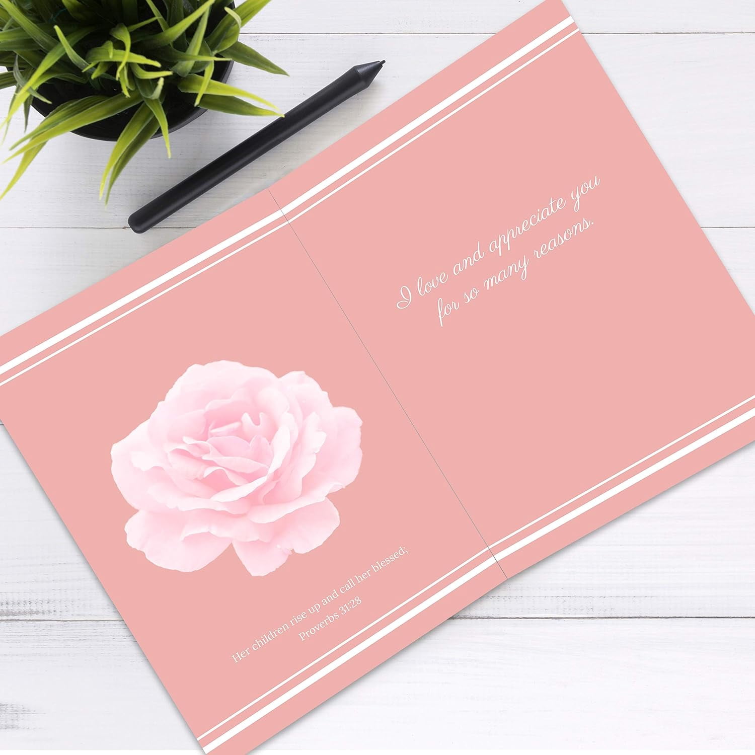 Christian Mom Happy Birthday Card | Birthday Card for Mom (Pack of 25)