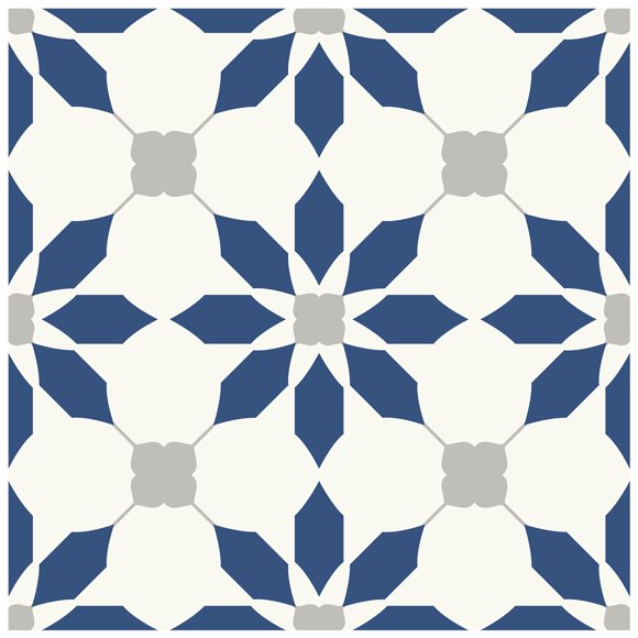 Baldosa MORCART Peel and Stick, 20 x 20 cm, 40 unidades (azul)