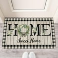 thumbnail image 4 of Spring Welcome Mats Hello Spring Floral Decor Door Mat Colorful Tulip Flower Indoor Entrance Cute Decorative Outdoor Doormats Non Slip Outside Door Mats for Front Door Rugs, 30 * 17 in, 4 of 6