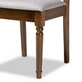 thumbnail image 4 of Skyline Decor Grey Fabric Upholstered Walnut Brown Finished 4-Piece Wood Dining Chair Set, 4 of 6