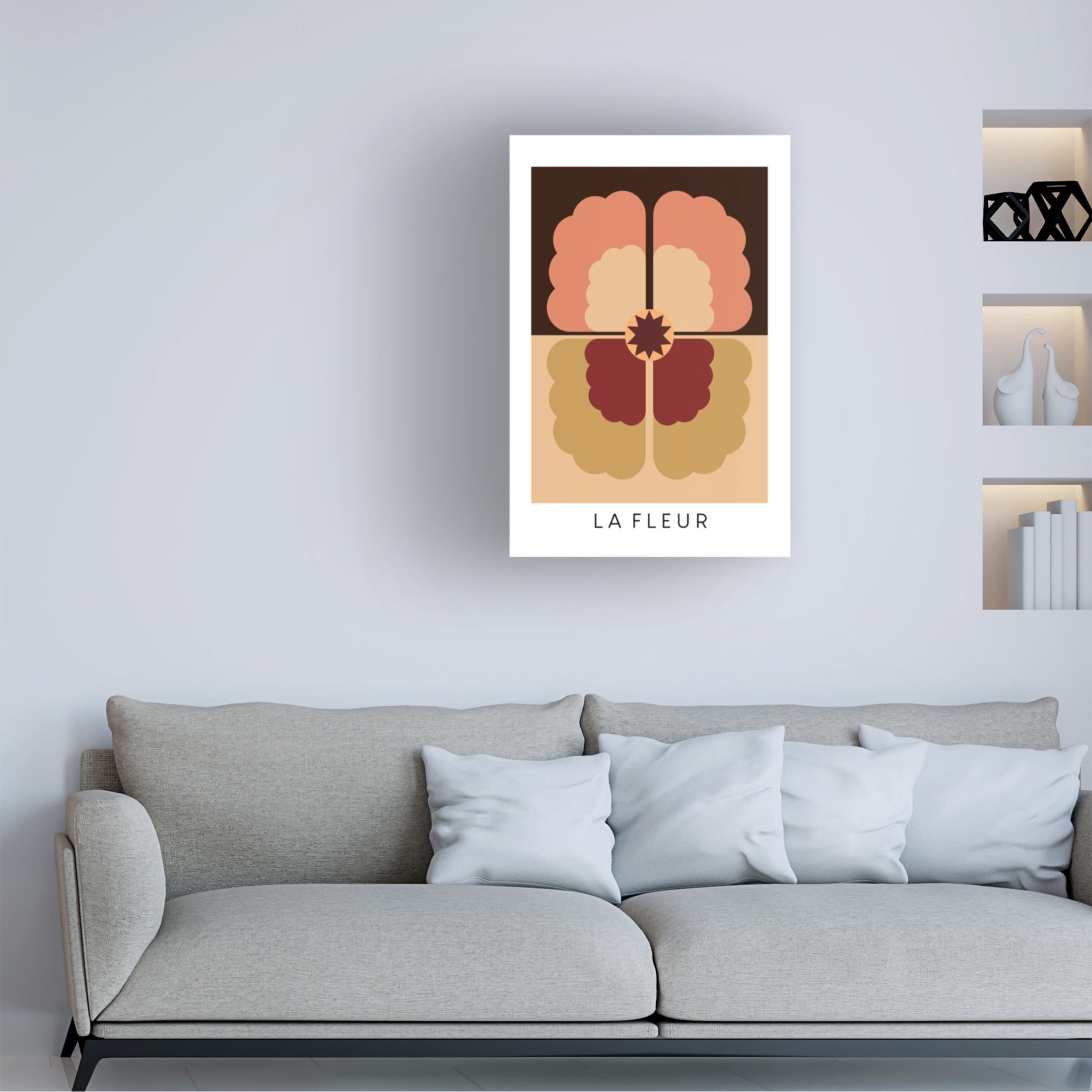 Trademark Fine Art Frances Collett La Fleur Canvas Wall Art