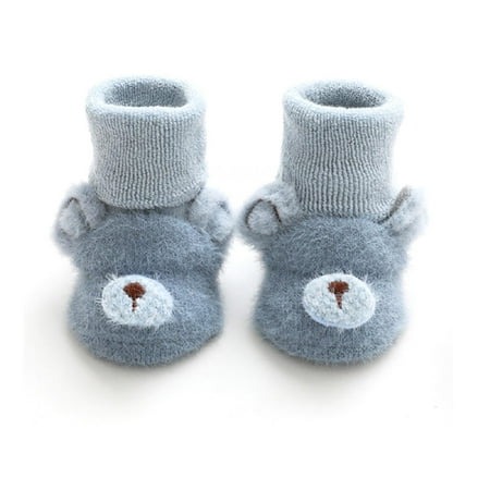 

bangyoudaoo Baby Non Slip Warm Socks Baby Thick Winter Socks with Grips for Baby Girls Non Skid Socks