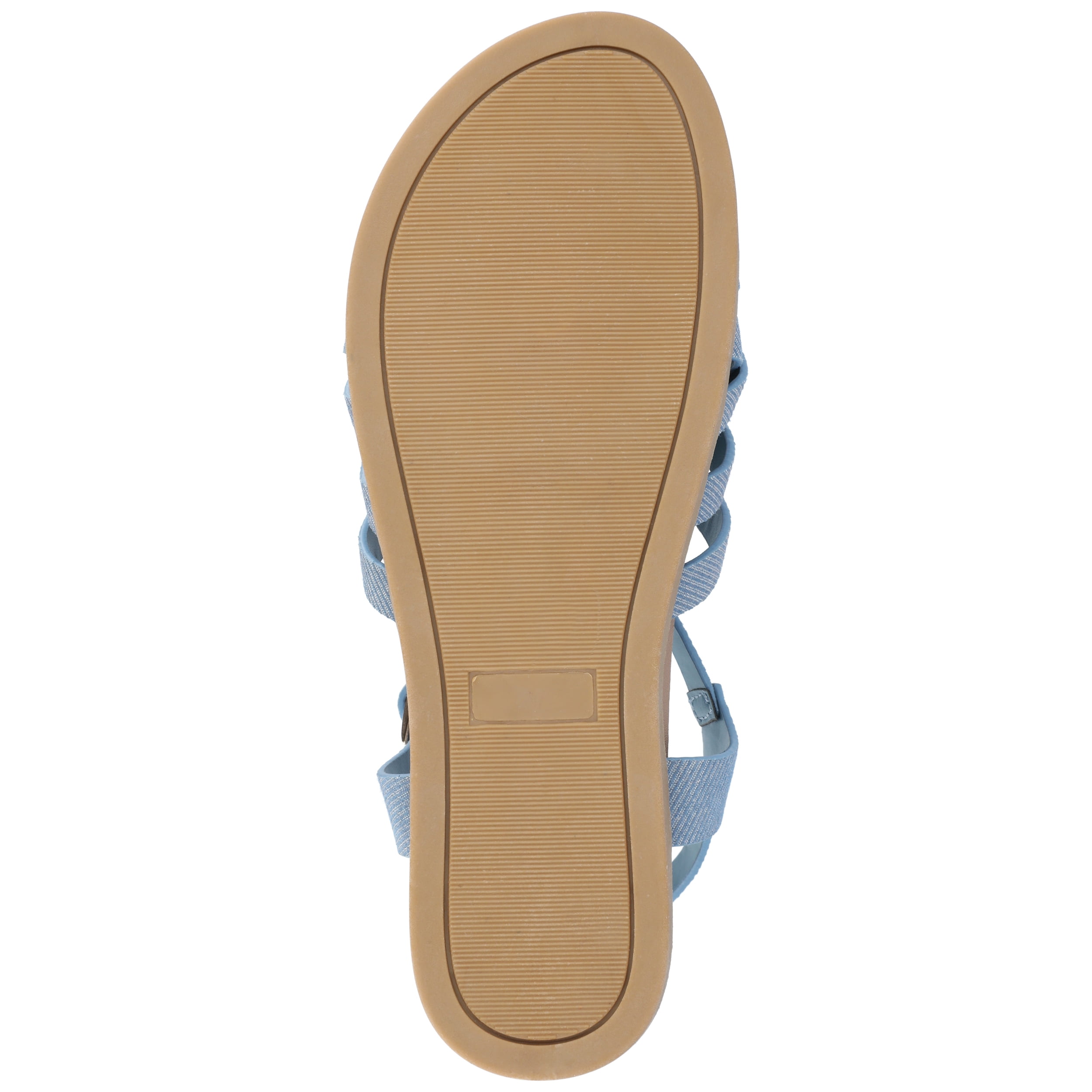 Journee Womens Kimmie Ankle Strap Flat Sandals