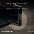 thumbnail image 2 of Adaptador WiFi NETGEAR Nighthawk A7500 USB 3.0 AX1800 para PC, 2 of 6