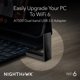 thumbnail image 2 of Adaptador WiFi NETGEAR Nighthawk A7500 USB 3.0 AX1800 para PC, 2 of 6