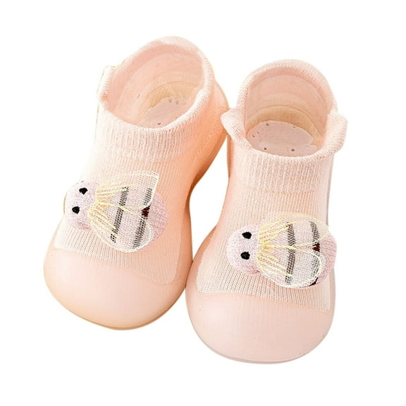 Sock Shoes Baby Walking Shoes Slipper Soft Sole Non Skid Cotton Baby Shoes Baby Boys Girls Winter Sneaker for 6-12Months