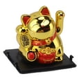 thumbnail image 1 of 2 Inch Lucky Fortune Cat Vivid Lovely Solar Fortune Cat Statue for Decorating Front Desk Car Business Openings, 1 of 6