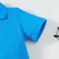 thumbnail image 7 of Little Boy's Outfit Sets Summer Short Sleeve Polo Shirt Tops Shorts 2Pc Set, 7 of 7