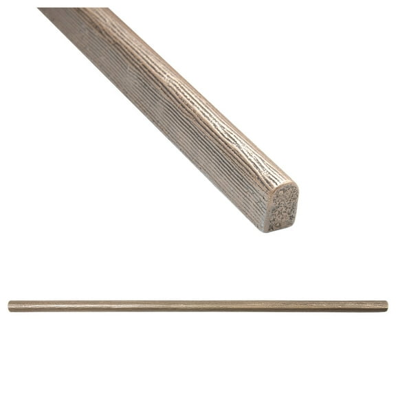 Oak Textured Metal Pencil Tile Bronze 3/8"x12" ( Set of 5)