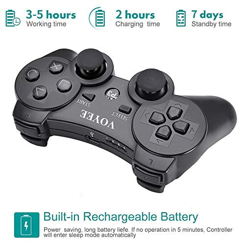 Wireless Controller Compatible With Playstation 3 Ps3 Controller Upgraded  Joystick