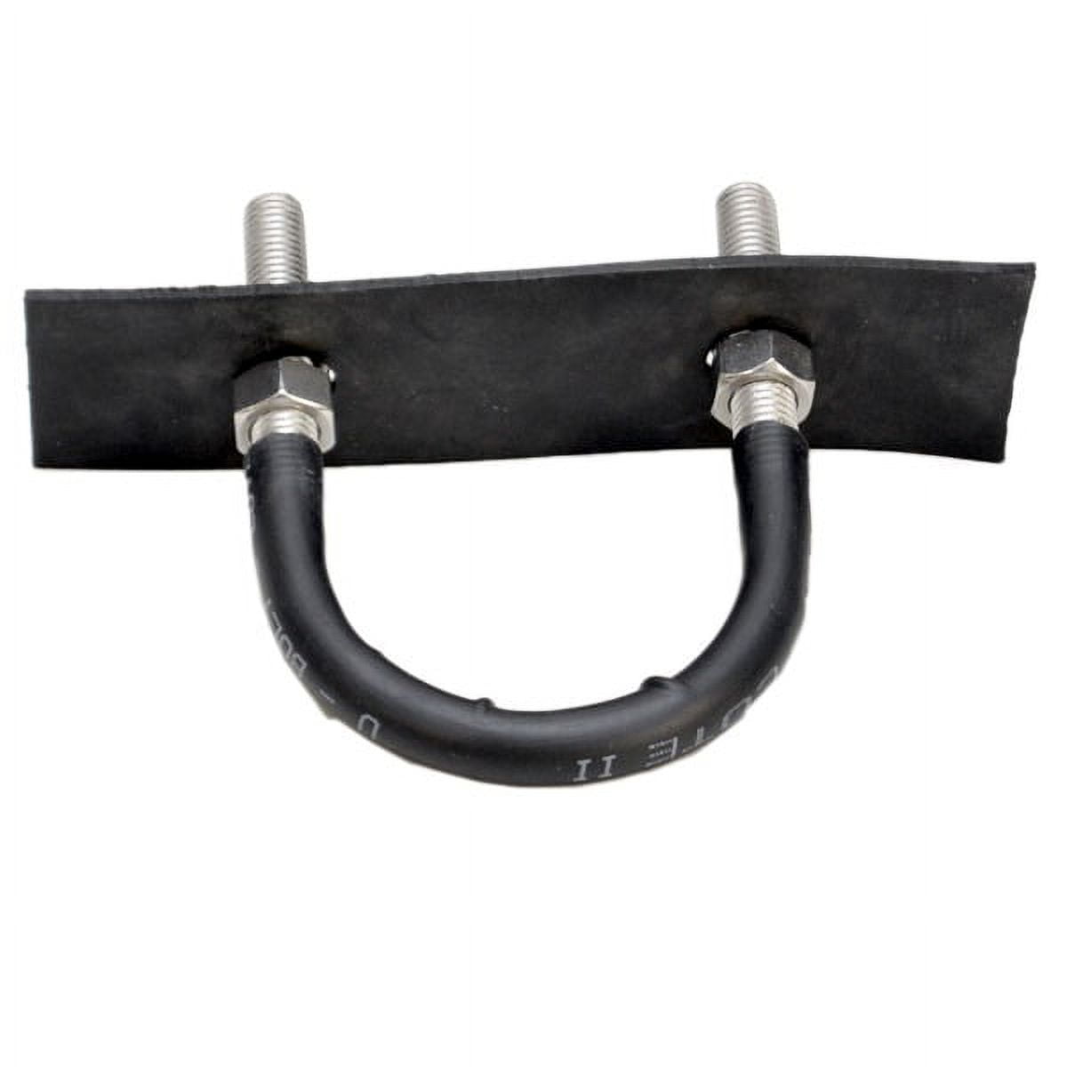 Boat U Bolt Cote | 1/2 x 2 1/2 x 5 1/4 Inch Rubber Coated Stainless