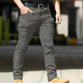 thumbnail image 4 of Mens Stretch Work Pants Quick-Dry DEUUZHENQI Resistant Hiking Pants Lightweight Hunting Multi-Pocket Cargo Pants, 4 of 4