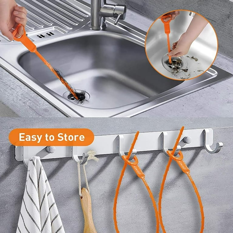 20 Drain Snake Clog Remover Hair Removal CL EAN ing Tool Plumbing Pipe Sewer
